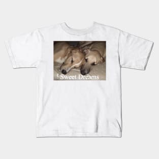 Sweet Dreams - Sleeping Dogs Kids T-Shirt